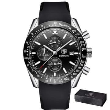 Benyar Moška ročna ura Cosmos Black Silver