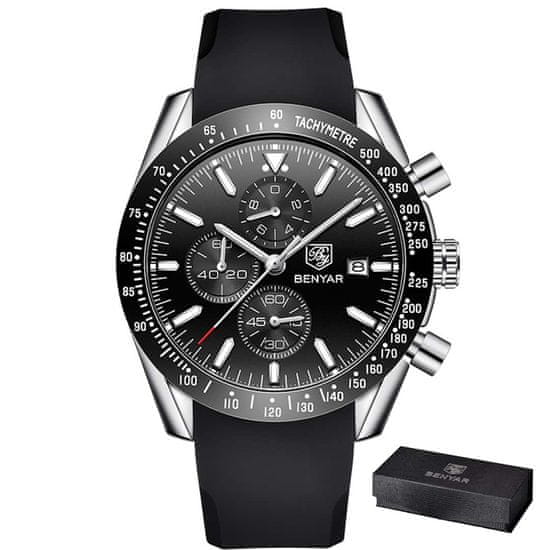 Benyar Moška ročna ura Cosmos Black Silver