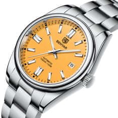 Benyar Moška ročna ura Automatic Perpetual Yellow