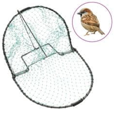 Vidaxl Past za ptice zelena 30 cm jeklo