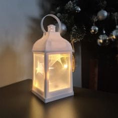 Malatec Dekorativna LED 3D svetilka 22cm bela