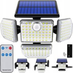 Malatec LED SMD 171 solarna svetilka s senzorjem gibanja 2400mAh IP65