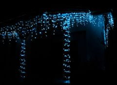 Malatec Novoletne lučke zavesa 300 LED hladno bela 12m – 8 funkcij