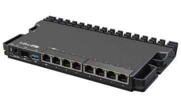 Mikrotik RouterBOARD RB5009UG+S+IN, 4x 1,4 GHz, 7x GbE, 1x 2,5 GbE PoE+, USB 3.0, SFP+, L5