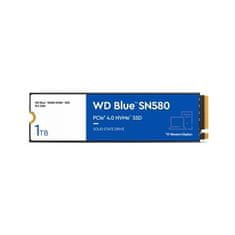 WD BLUE NVMe SSD 1TB PCIe SN580,Gen4, (R:4150, W:4150MB/s)