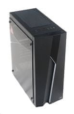 Aerocool ML G Bolt-A-BK-v1, Mid Tower, ATX, brez napajalnika, 2xUSB 2.0, 1xUSB 3.0, črna, RGB