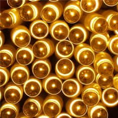 Springos novoletne lučke na baterije 120 LED 3000K 8 funkcij 9m
