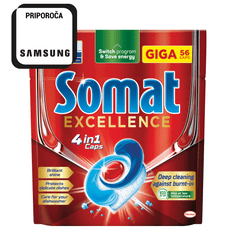 Somat Excellence 4v1 tablete za pomivalni stroj, 56/1