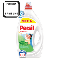 Persil gel za pranje perila, Sensitive, 3.96 L