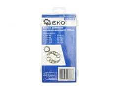 GEKO Komplet 150 gumijastih/jeklenih tesnilnih obročev G03606