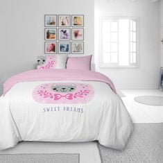 Svilanit otroška posteljnina, Sweet Dreams, bombažna, 140x200 + 50x70 cm
