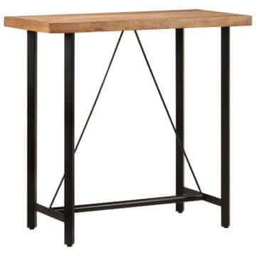 Vidaxl vidaXL Barska miza 110x55x107 cm masivni akacijev les in železo