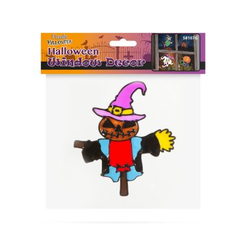 Family Okenska dekoracija za noč čarovnic - Strašilna buča