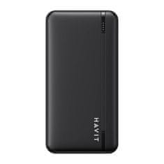 Havit PB90 Power Bank 10000mAh 2x USB / USB-C, črna