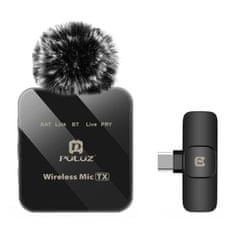 Puluz PU648 Lavalier mikrofon USB-C, črna