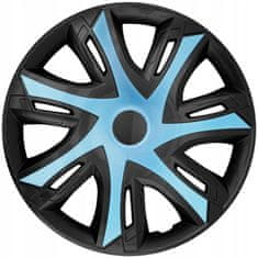 NRM N-POWER BICOLOR azure/black 16, pokrovi platišč, 4 kosi