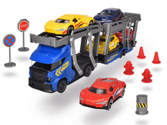 Dickie tovornjak s prikolico za prevoz avtomobilov, 30 cm (203745012)