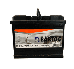 Bxtreme M-B60 akumulator, AGM, 60 Ah, D+, 560A(EN), 242 x 175 x 190 mm