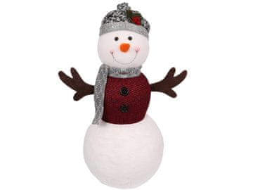 sarcia.eu Božična okrasitev, snežak s kapo 48 cm