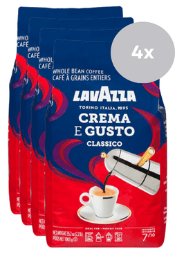 Lavazza Crema E Gusto kava v zrnu, 4 x 1 kg
