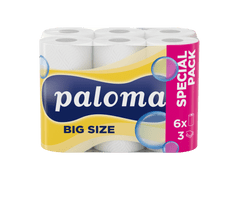 Paloma Big size 6/1 - white, 3sl., 50 listov