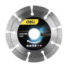 Deli Tools Diamantna segmentna rezalna plošča 125×22,2mm