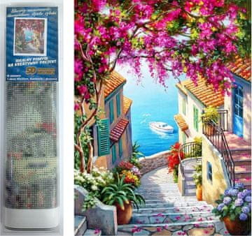 Norimpex Diamantna slika Stopnice nad morjem 30x40cm
