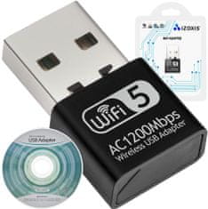 Izoksis USB adapter WIFI wireless mrežna kartica 1200Mbps 5G