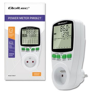 shumee Merilnik porabe energije Qoltec Wattmeter PM0627 z zgodovino meritev | 3680 W | 16 A | LCD