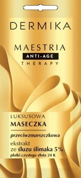 Dermika Dermika Maestria Anti-Age Therapy luksuzna maska proti gubam - izvleček polžje sluzi 5% 7g