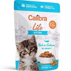 Calibra Kapsule Cat Life. Kitten Losos v omaki 85 g