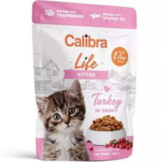 Calibra Kapsule Cat Life. Kitten Turčija v omaki 85 g