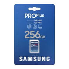 Samsung PRO Plus 2021 SDXC 256 GB Class 10 UHS-I/U3 V30 spominska kartica (MB-SD256KB/WW)