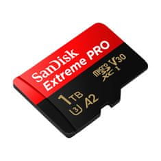 SanDisk Pomnilniška kartica EXTREME PRO microSDXC 1TB 200/140 MB/s UHS-I U3 (SDSQXCD-1T00-GN6MA)