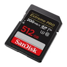 SanDisk Pomnilniška kartica EXTREME PRO SDXC 512 GB 200/140 MB/s UHS-I U3 (SDSDXXD-512G-GN4IN)