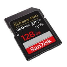 SanDisk Pomnilniška kartica EXTREME PRO SDXC 128 GB 200/90 MB/s UHS-I U3 (SDSDXXD-128G-GN4IN)