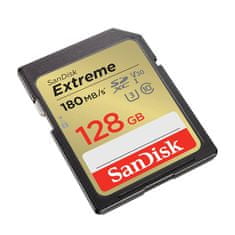 SanDisk Spominska kartica EXTREME SDXC 128 GB 180/90 MB/s UHS-I U3 (SDSDXVA-128G-GNCIN)