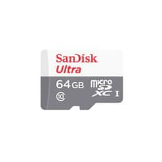 SanDisk Ultra Android microSDXC pomnilniška kartica 64 GB 100 MB/s razreda 10 UHS-I (SDSQUNR-064G-GN3MN)