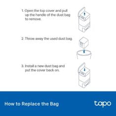 TP-Link Tapo RVA200 vrečke za prah za enkratno uporabo Tapo