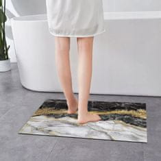 shumee Velika kopalniška preproga 80x50 CM, hitro sušeča, protizdrsna, XXL vpojna