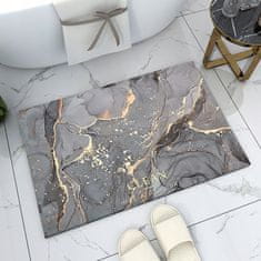 Dexxer Kopalniška pralna nedrseča preproga 80x50cm sivi marmor