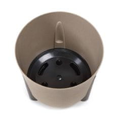 shumee Cvetlični lonec Moss siv 26xh25 cm