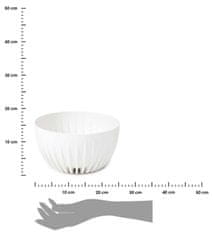 shumee Stripped ECO Recycling Flowerpot White