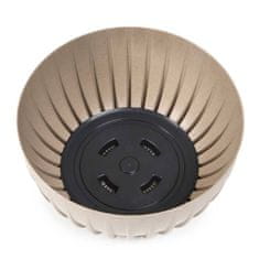 shumee Stripped ECO Recycling Flowerpot White