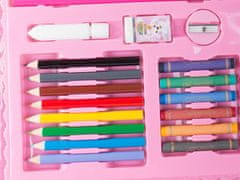 Verkgroup 68 delni umetniški komplet barvic in flomastrov za slikanje roza
