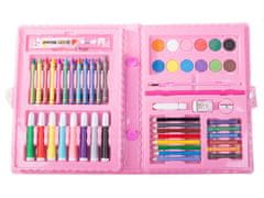 Verkgroup 68 delni umetniški komplet barvic in flomastrov za slikanje roza
