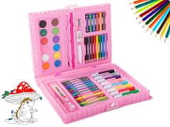 Verkgroup 68 delni umetniški komplet barvic in flomastrov za slikanje roza