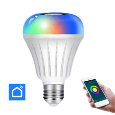 BOT  LED pametna RGB žarnica s funkcijo zvezdnega projektorja in glasbenim načinom WiFi 600lm / 5W