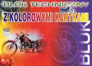shumee Barvni tehnični blok A3 10 listov
