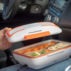 Northix Škatla za hrano v avto - topla hrana na skok - 50 w 
